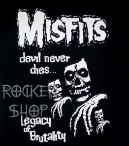 Nášivka MISFITS chrbtová-Legacy Of Brutality