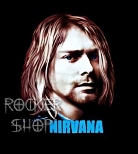 Nášivka NIRVANA chrbtová-Kurt Cobain