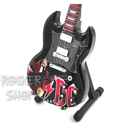 Mini gitara AC/DC-Angus Young Black Devil Tribute