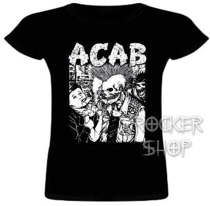 Tričko A.C.A.B. dámske-Punks