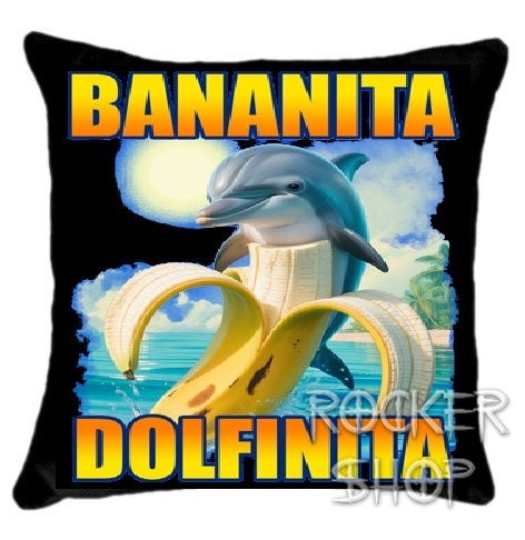 Vankúš ITALIAN BRAINROT-Bananita Dolfinita