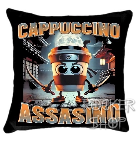 Vankúš ITALIAN BRAINROT-Cappuccino Assasino