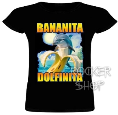 Tričko ITALIAN BRAINROT dámske-Bananita Dolfinita