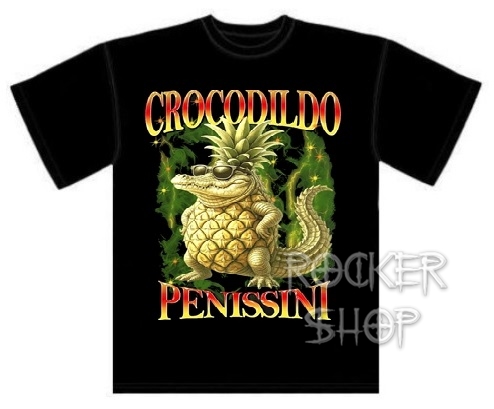 Tričko ITALIAN BRAINROT pánske-Crocodildo Penissini