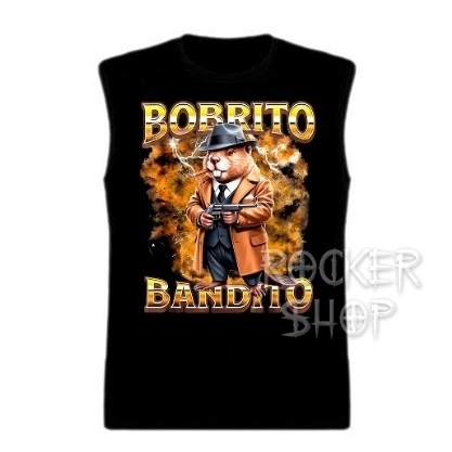 Tričko ITALIAN BRAINROT pánske-Bobrito Bandito/bez rukávov