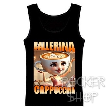 Tričko ITALIAN BRAINROT dámsky top-Ballerina Cappuccina