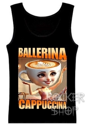 Tričko ITALIAN BRAINROT dámsky top-Ballerina Cappuccina