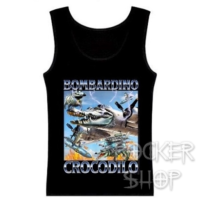 Tričko ITALIAN BRAINROT dámsky top-Bombardino Crocodilo