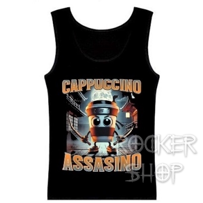Tričko ITALIAN BRAINROT dámsky top-Cappuccino Assasino