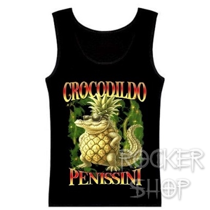 Tričko ITALIAN BRAINROT dámsky top-Crocodildo Penissini