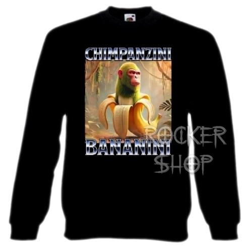 Mikina ITALIAN BRAINROT pánska-Chimpanzini Bananini