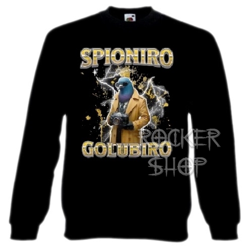 Mikina ITALIAN BRAINROT pánska-Spioniro Golubiro