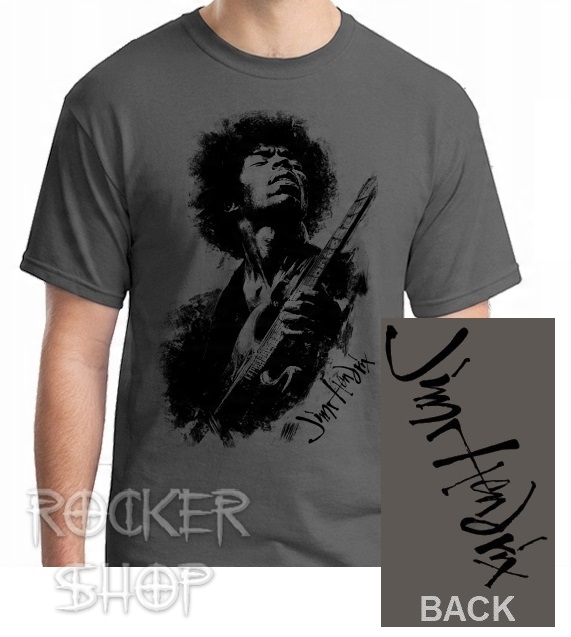 Tričko JIMI HENDRIX pánske-Guitar/Grey