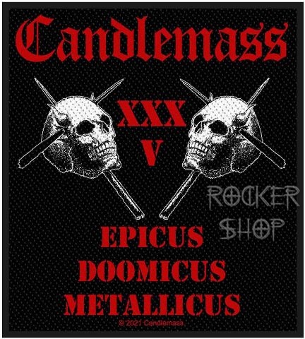 Nášivka CANDLEMASS vyšívaná-Epicus 35th Anniversar
