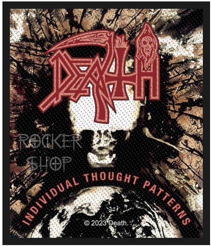Nášivka DEATH vyšívaná-Individual Thought Patterns