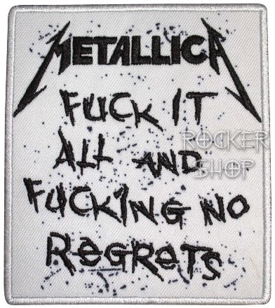 Nášivka METALLICA nažehľovacia-No Regrets