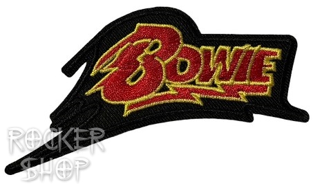Nášivka DAVID BOWIE nažehľovacia-Ziggy Stardust Logo