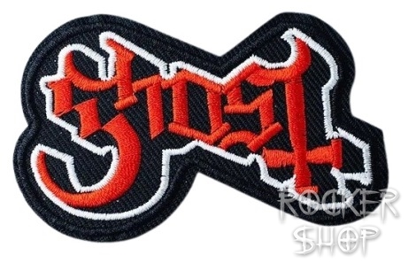 Nášivka GHOST nažehľovacia-Red Logo