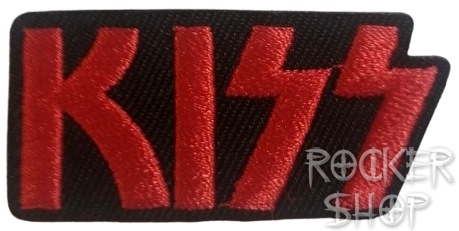 Nášivka KISS nažehľovacia-Red Logo