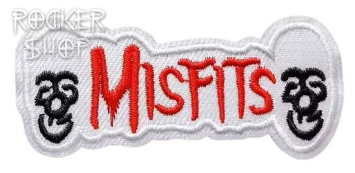 Nášivka MISFITS nažehľovacia-Two Skulls