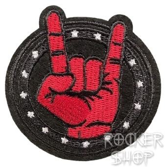Nášivka SATANIC HAND nažehľovacia-Circle