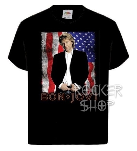 Tričko BON JOVI detské-USA Flag
