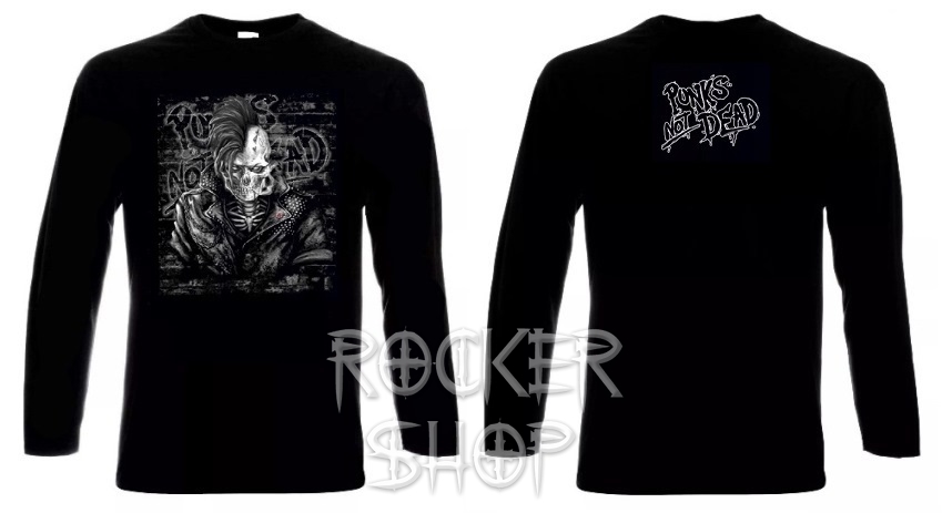 Tričko PUNKS NOT DEAD pánske-Skullified/dlhý rukáv 
