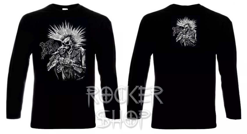Tričko PUNKS NOT DEAD pánske-Zombie Punk/dlhý rukáv 