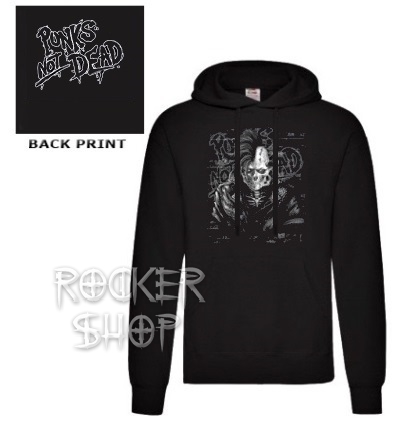Mikina PUNKS NOT DEAD pánska-Skullified
