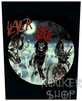 Nášivka SLAYER chrbtová-Live Undead