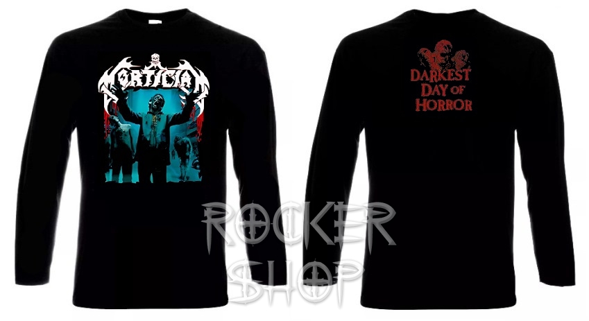 Tričko MORTICIAN pánske-Darkest Day Of Horror/dlhý rukáv