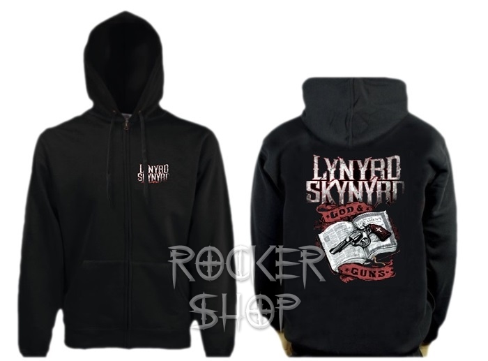 Mikina LYNYRD SKYNYRD pánska-God And Guns