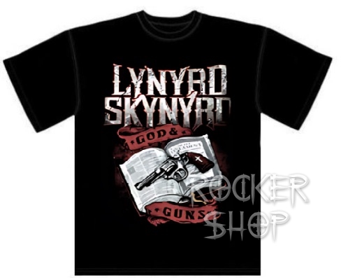 Tričko LYNYRD SKYNYRD pánske-God And Guns