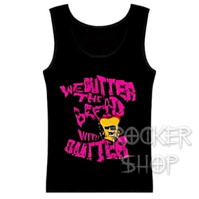 Tričko WE BUTTER THE BREAD WITH BUTTER dámsky top-Pink Logo