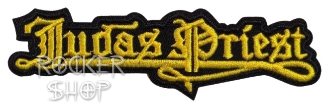 Nášivka JUDAS PRIEST nažehľovacia-Yellow Logo