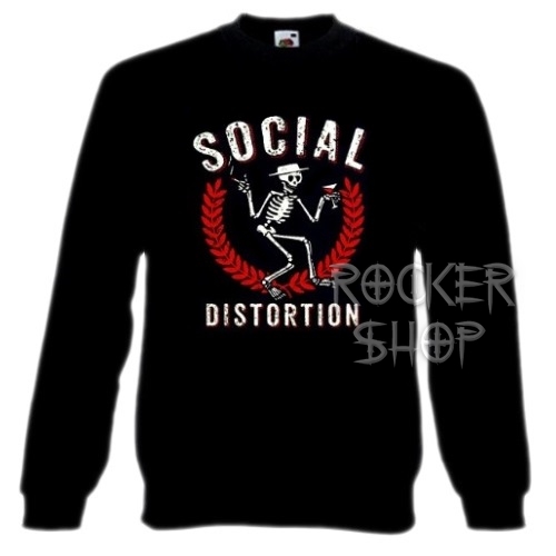 Mikina SOCIAL DISTORTION detská-Skelly