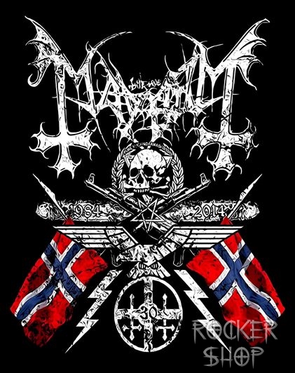 Vlajka MAYHEM-Pure Fucking Armageddon 30 Years