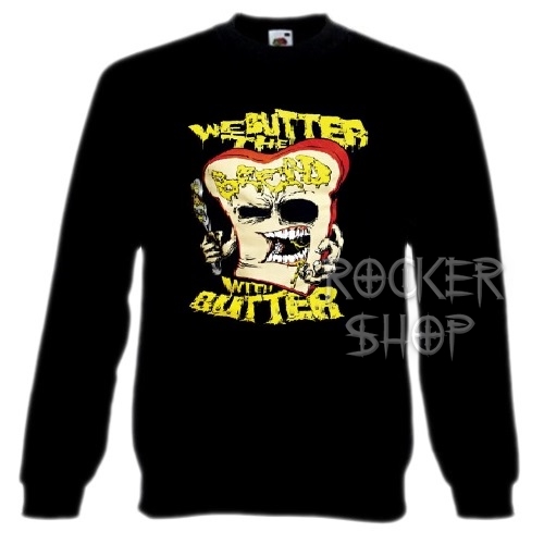 Mikina WE BUTTER THE BREAD WITH BUTTER pánska-Schnitte