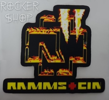 Nažehľovačka RAMMSTEIN-Fire Logo