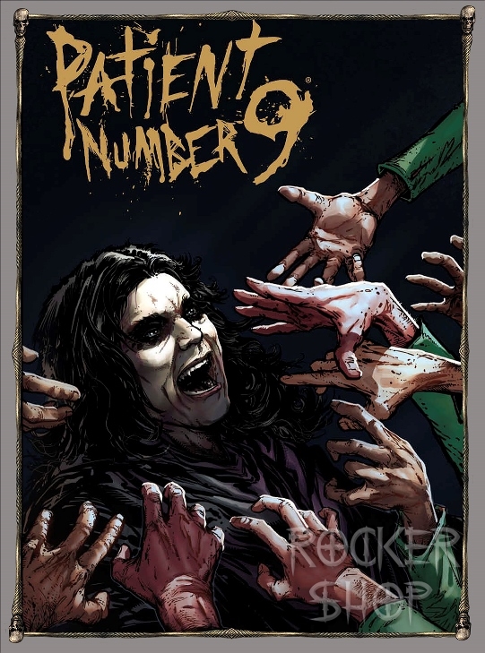 Nášivka OZZY OSBOURNE chrbtová-Patient Number 9 Hands