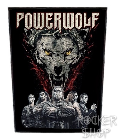 Nášivka POWERWOLF chrbtová-Wolf Band