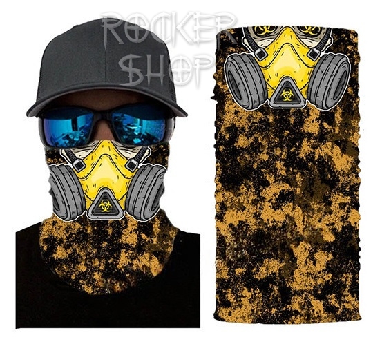 Šatka YELLOW GAS MASK multifunkčná