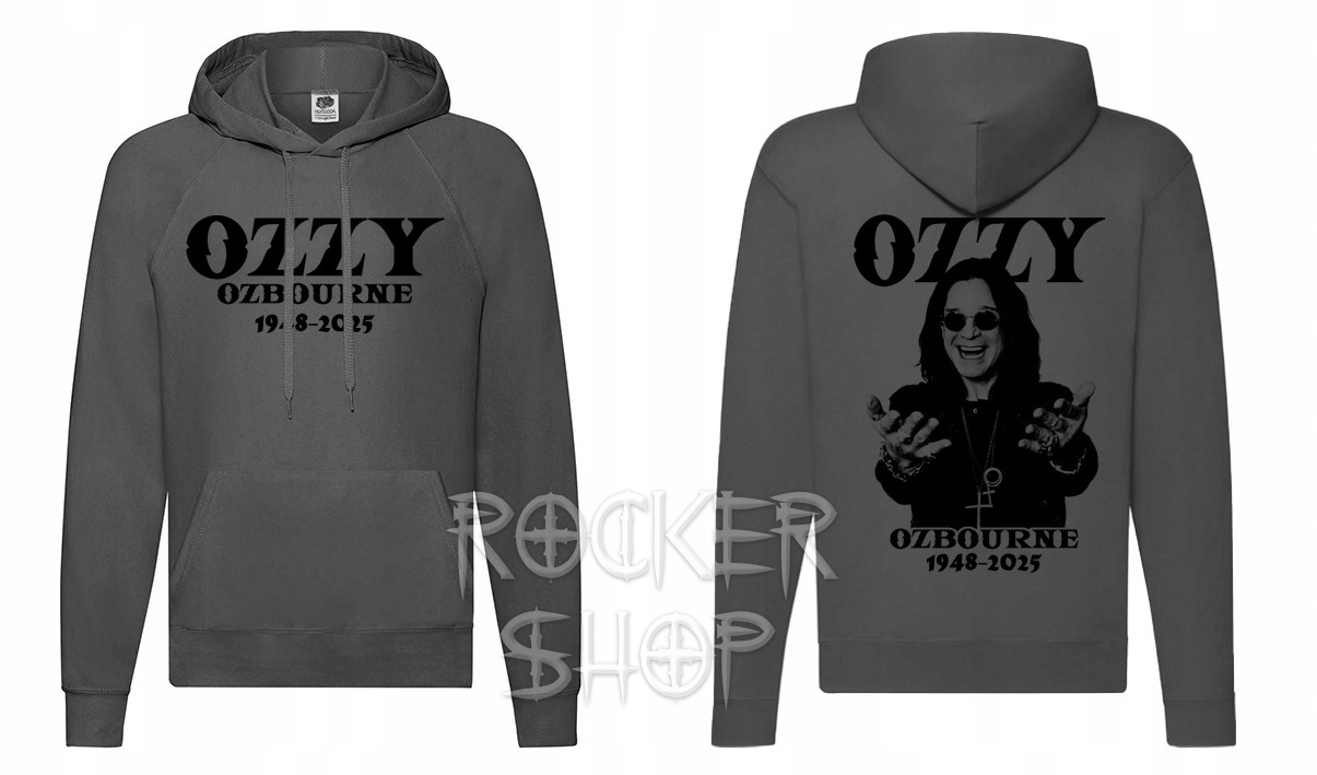 Mikina OZZY OSBOURNE pánska-1948-2025/Grey