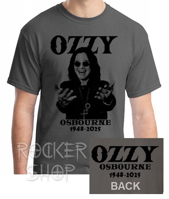 Tričko OZZY OSBOURNE pánske-1948-2025/Grey