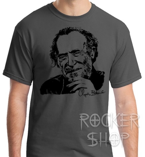 Tričko CHARLES BUKOWSKI pánske/Grey