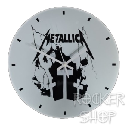 Nástenné hodiny METALLICA sklenené-Master Of Puppets