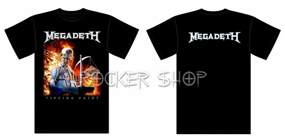 Tričko MEGADETH pánske-Tipping Point