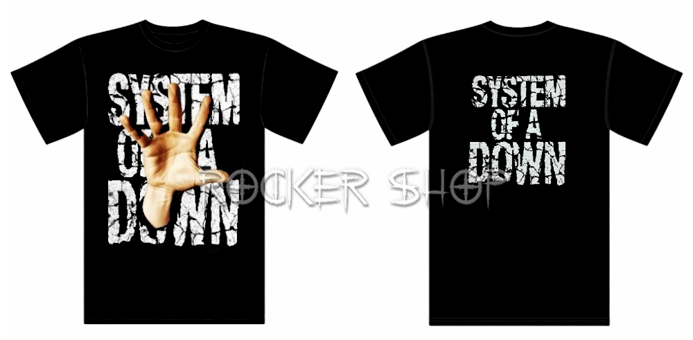 Tričko SYSTEM OF A DOWN pánske-Hand