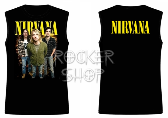 Tričko NIRVANA pánske-Band/bez rukávov