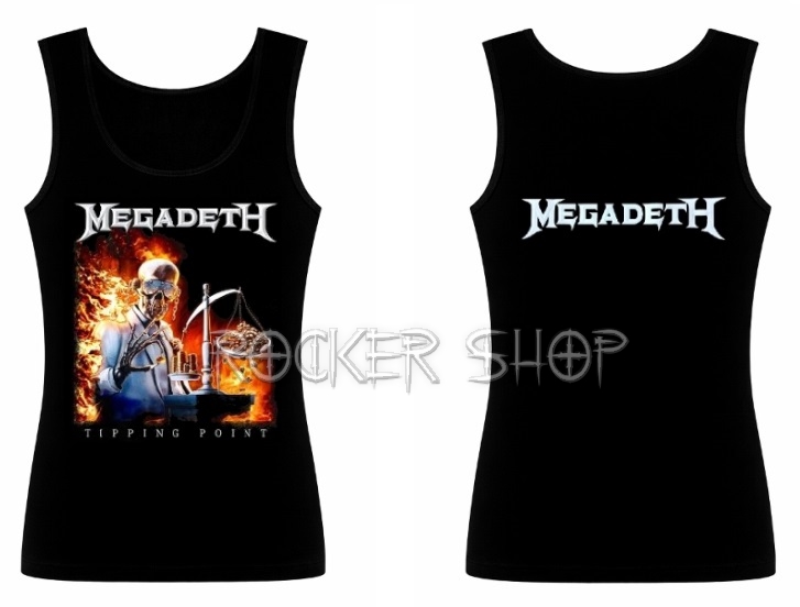 Tričko MEGADETH dámsky top-Tipping Point